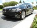 Front 3/4 View of 2011 5 Series 535i Sedan