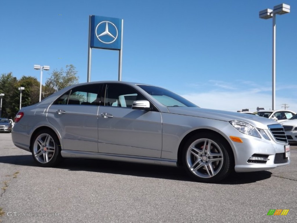 Iridium Silver Metallic 2013 Mercedes-Benz E 350 4Matic Sedan Exterior Photo #71037626