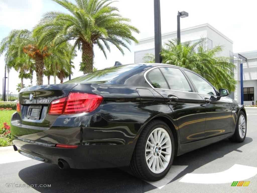 Black Sapphire Metallic 2011 BMW 5 Series 535i Sedan Exterior Photo #71037647