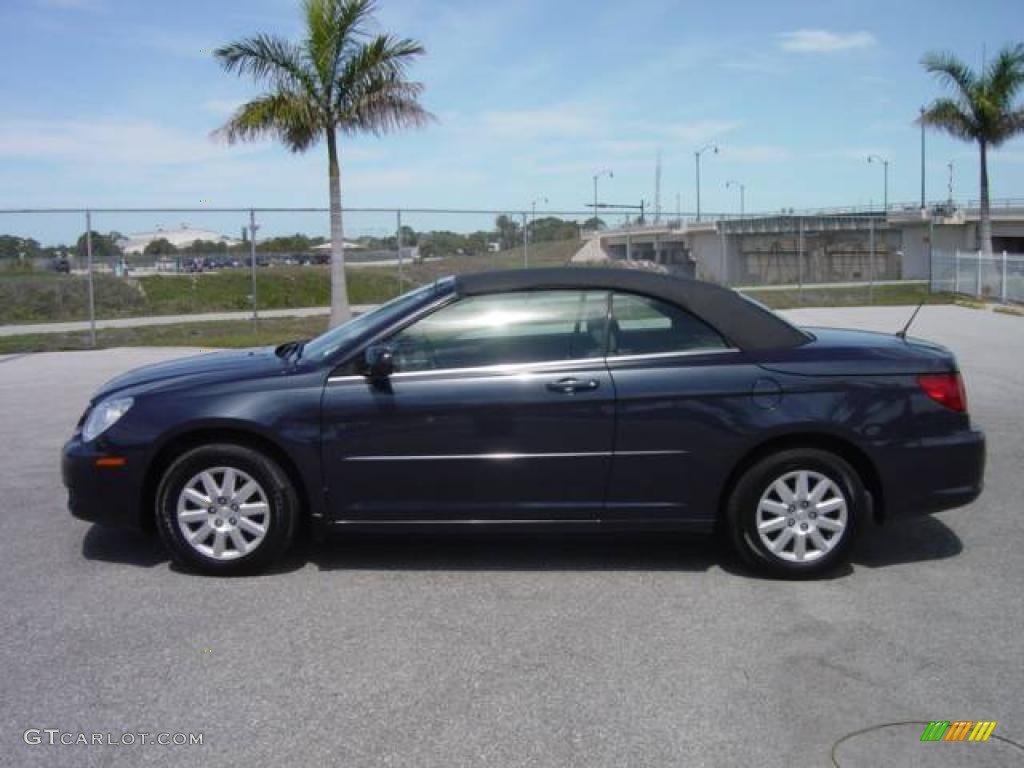 2008 Sebring LX Convertible - Modern Blue Pearl / Dark Slate Gray/Light Slate Gray photo #3