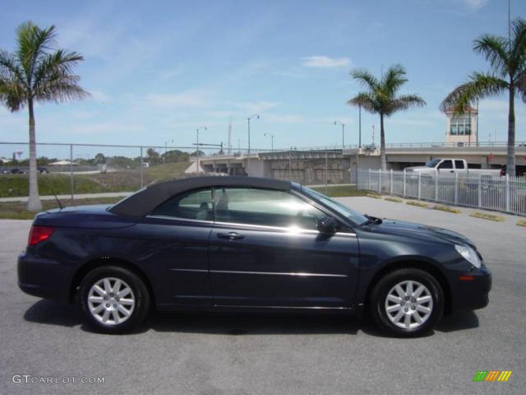 2008 Sebring LX Convertible - Modern Blue Pearl / Dark Slate Gray/Light Slate Gray photo #7