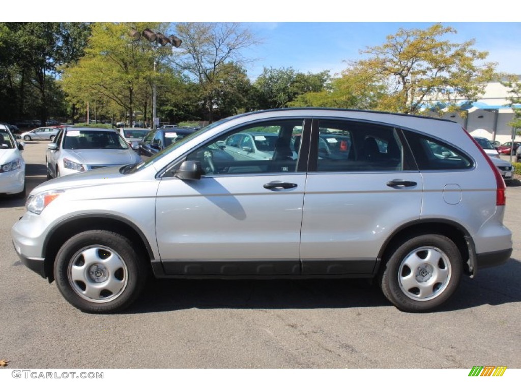 2010 CR-V LX AWD - Alabaster Silver Metallic / Gray photo #8