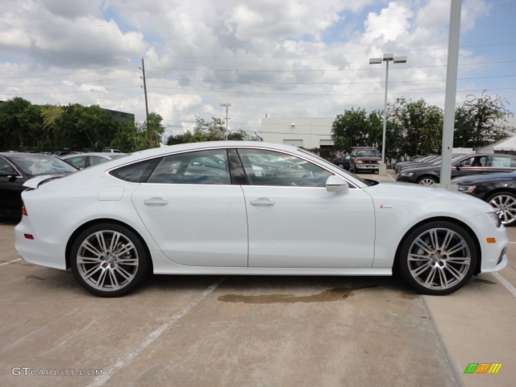 Glacier White Metallic 2013 Audi A7 3.0T quattro Prestige Exterior Photo #71039879