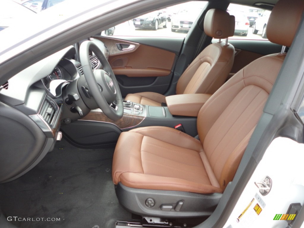 2013 Audi A7 3.0T quattro Prestige Front Seat Photo #71039888