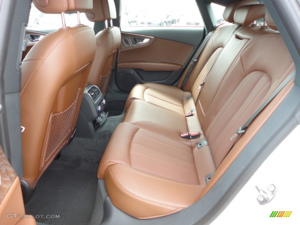 Nougat Brown Interior 2013 Audi A7 3.0T quattro Prestige Photo #71039906