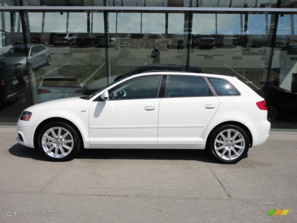 Ibis White 2013 Audi A3 2.0 TFSI Exterior Photo #71040524