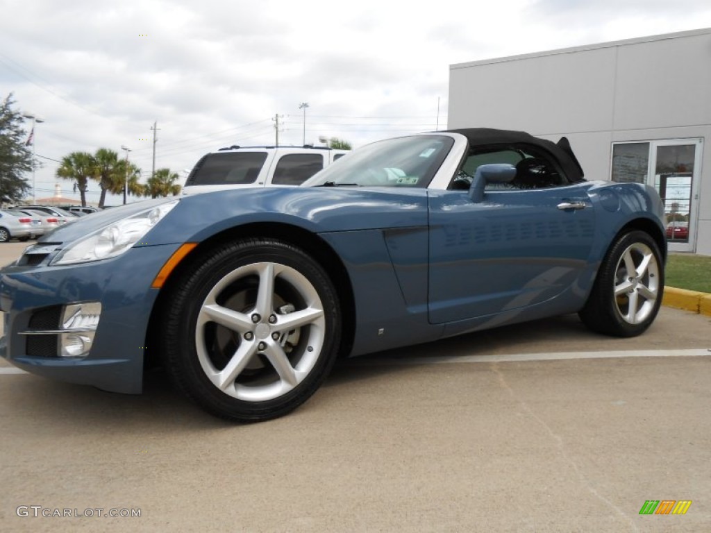 2008 Sky Roadster - Bluestone / Black photo #3