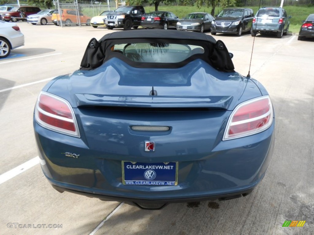 2008 Sky Roadster - Bluestone / Black photo #6