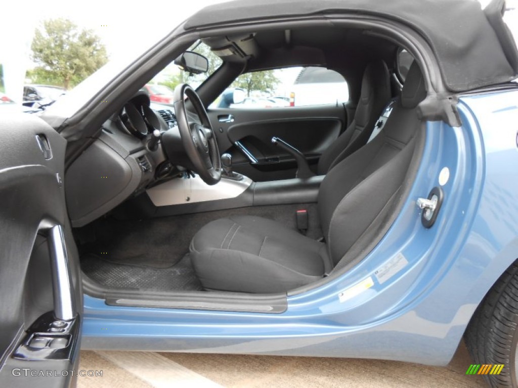 Black Interior 2008 Saturn Sky Roadster Photo #71043038