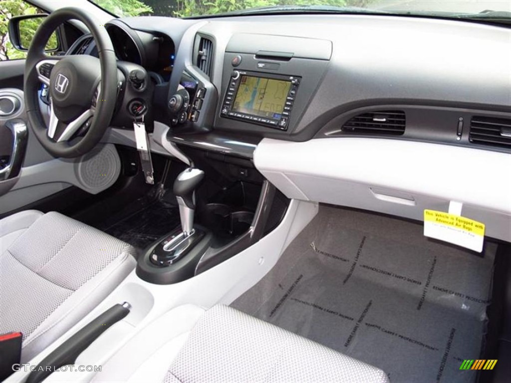 2012 Honda CR-Z EX Navigation Sport Hybrid Gray Dashboard Photo #71043682