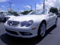 2008 Alabaster White Mercedes-Benz SL 550 Roadster  photo #29