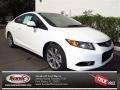 2012 Taffeta White Honda Civic Si Coupe  photo #1