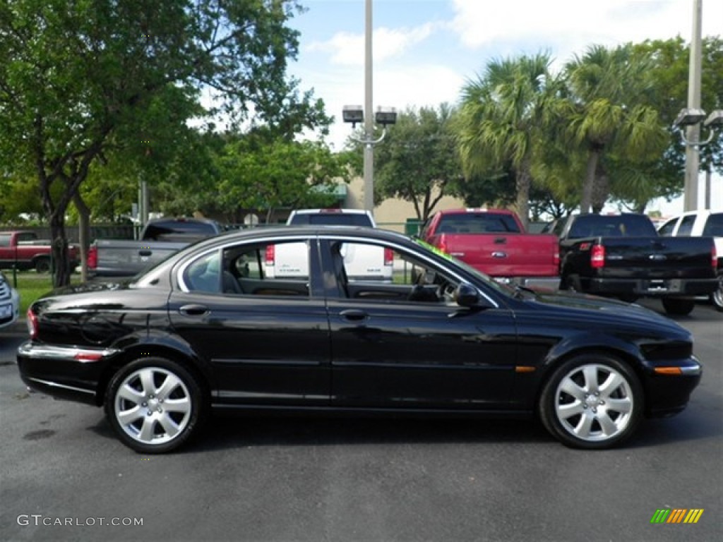 Ebony Black 2004 Jaguar X-Type 3.0 Exterior Photo #71045087