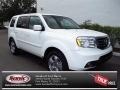 2012 White Diamond Pearl Honda Pilot EX-L  photo #1