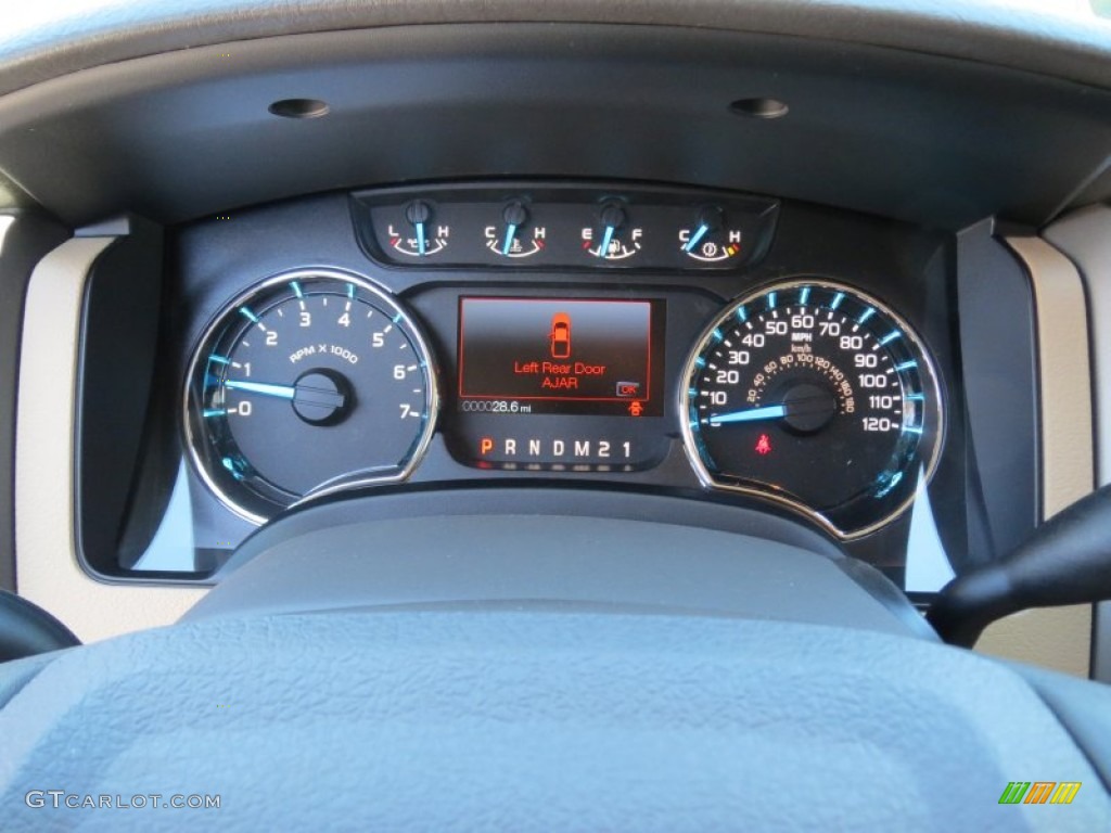 2013 Ford F150 XLT SuperCrew Gauges Photo #71045824