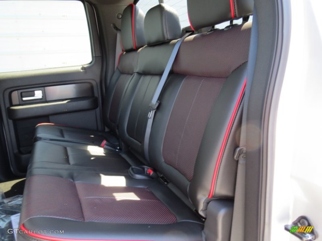 FX Sport Appearance Black/Red Interior 2012 Ford F150 FX4 SuperCrew 4x4 Photo #71047541