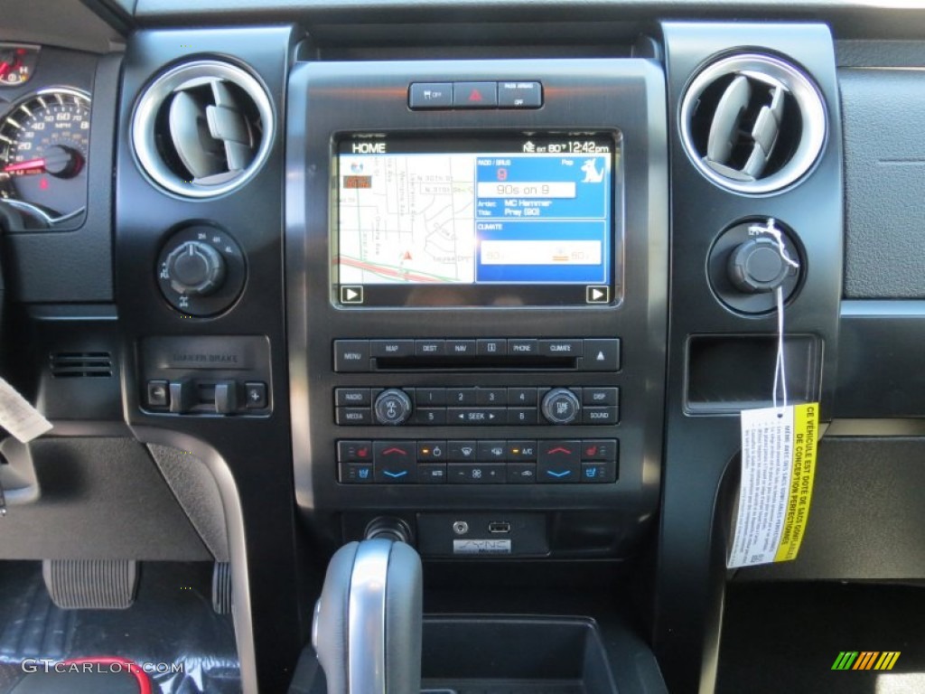 2012 Ford F150 FX4 SuperCrew 4x4 Controls Photo #71047601