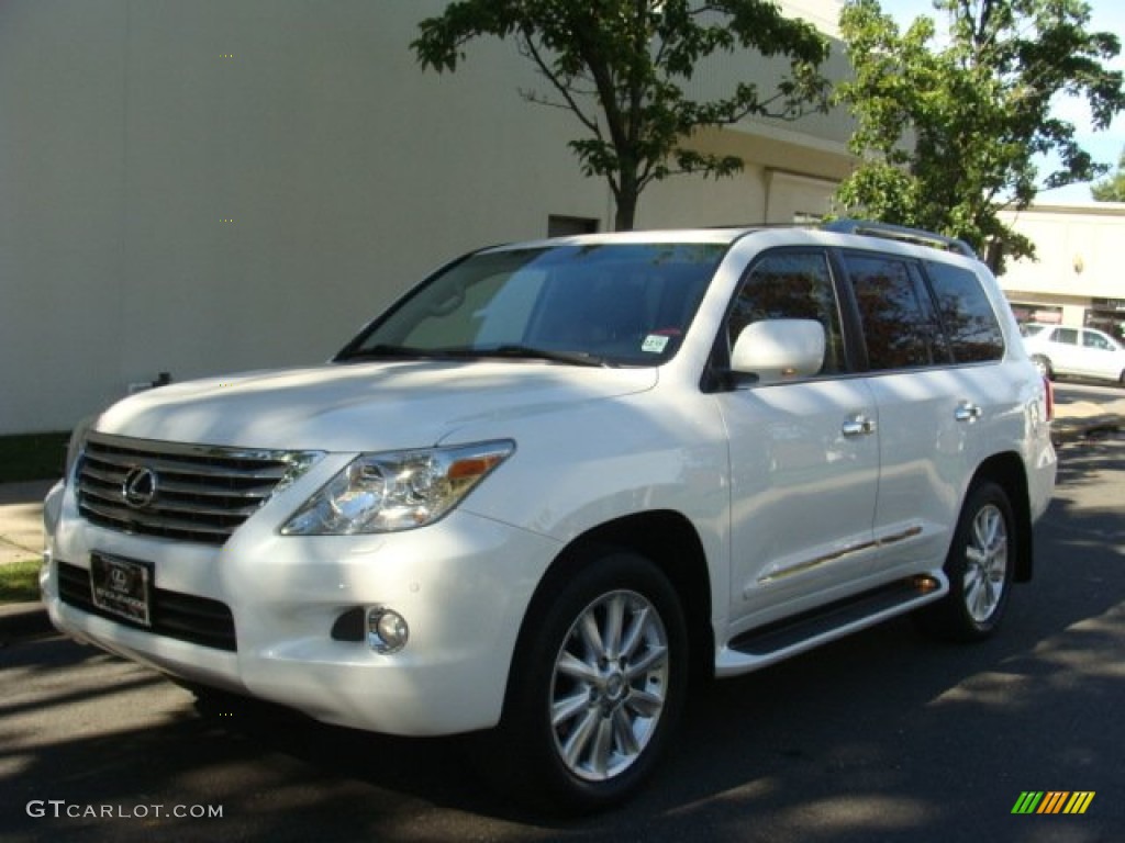 Starfire White Pearl Lexus LX
