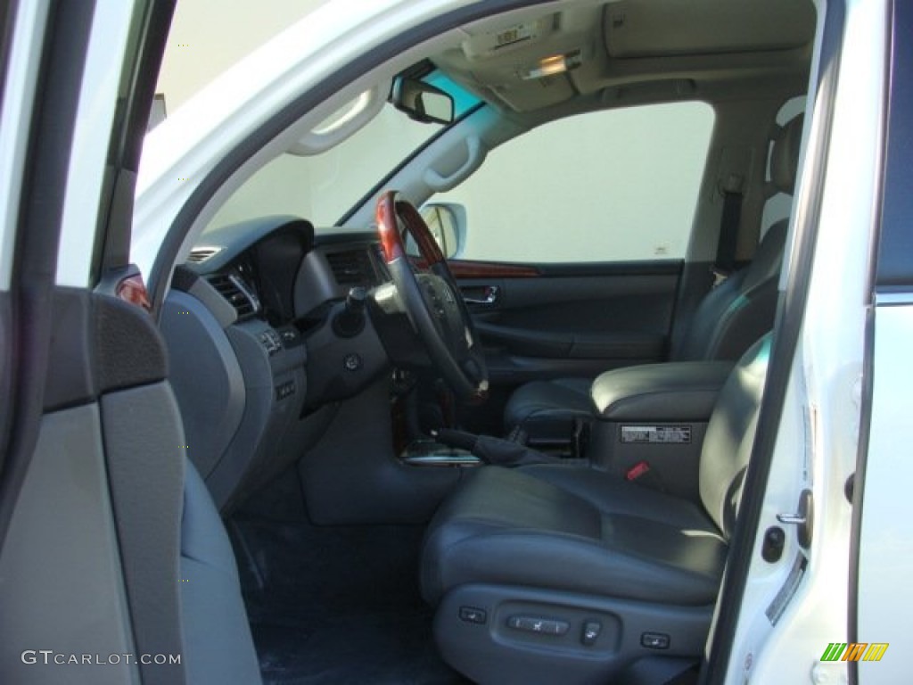 2010 LX 570 - Starfire White Pearl / Dark Gray photo #7
