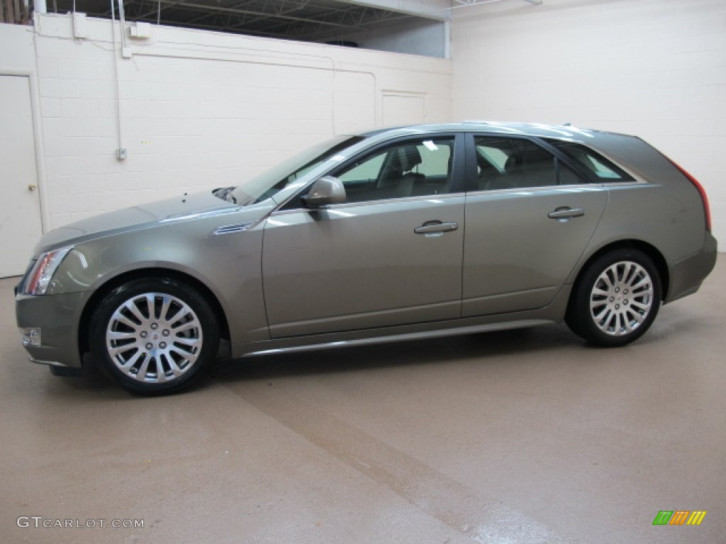 Tuscan Bronze ChromaFlair 2010 Cadillac CTS 3.6 Sport Wagon Exterior Photo #71048615