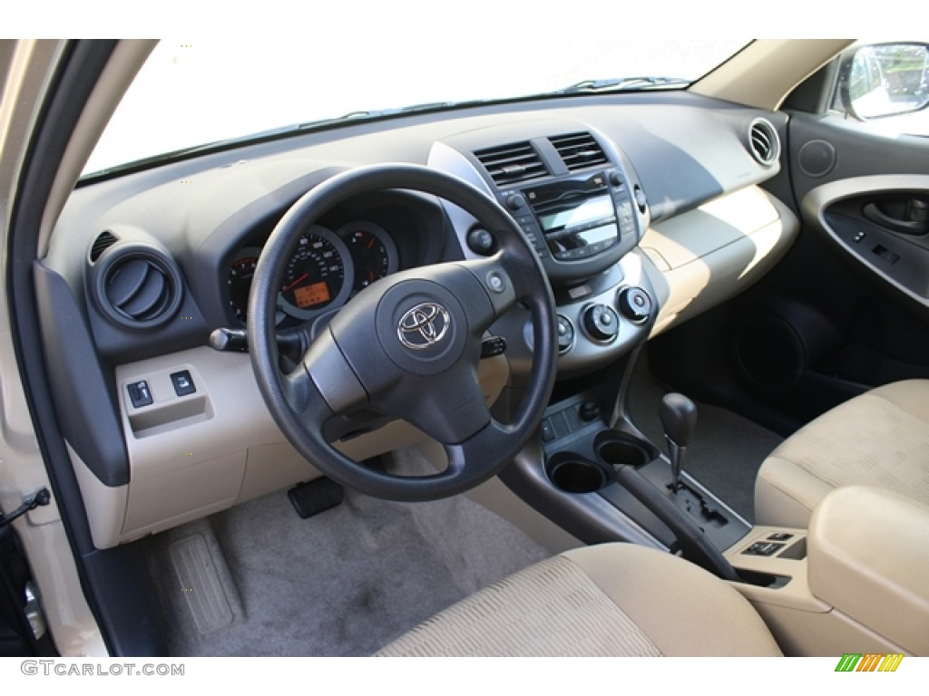 Sand Beige Interior 2010 Toyota RAV4 V6 4WD Photo #71049707