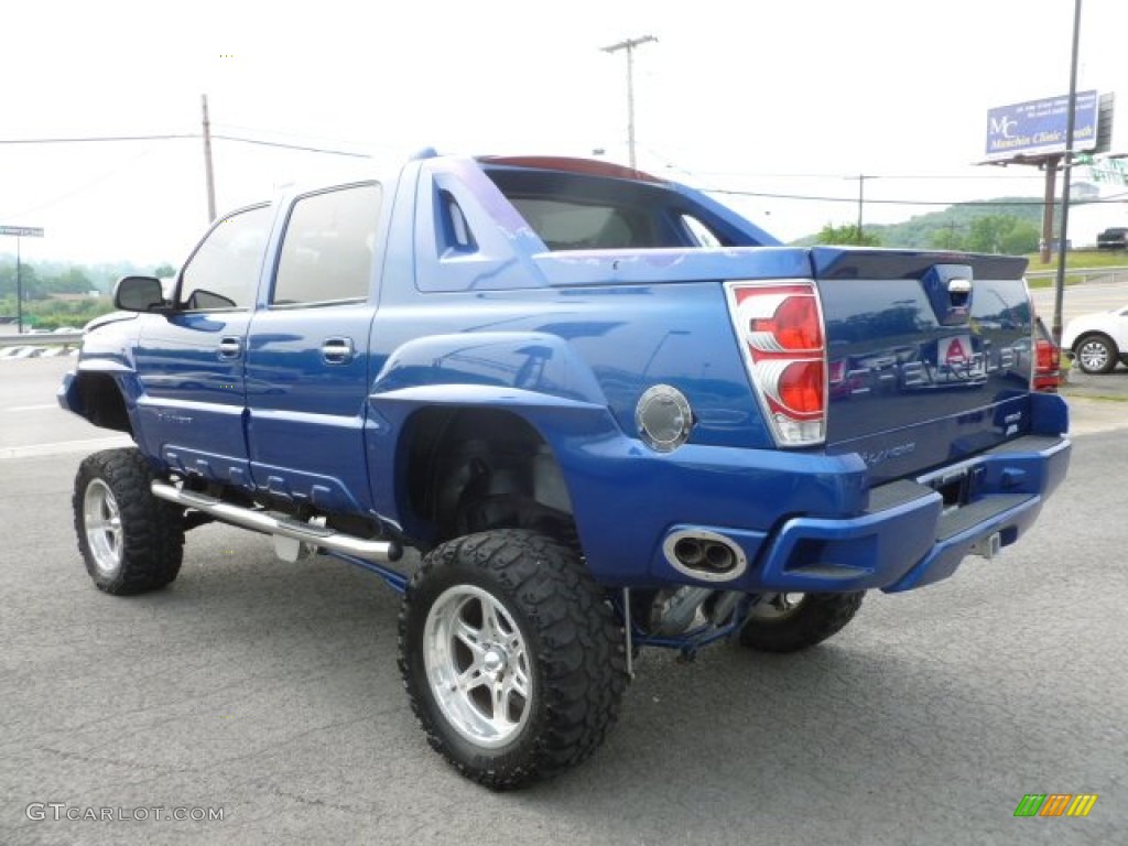 2003 Avalanche 1500 4x4 - Arrival Blue / Dark Charcoal photo #4