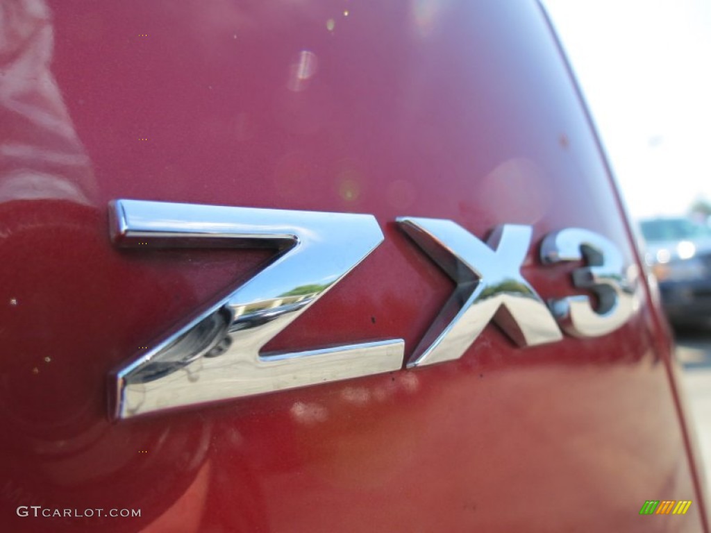 2005 Focus ZX3 SE Coupe - Sangria Red Metallic / Dark Flint/Light Flint photo #9