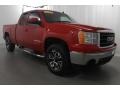 2007 Fire Red GMC Sierra 1500 SLT Extended Cab 4x4  photo #3