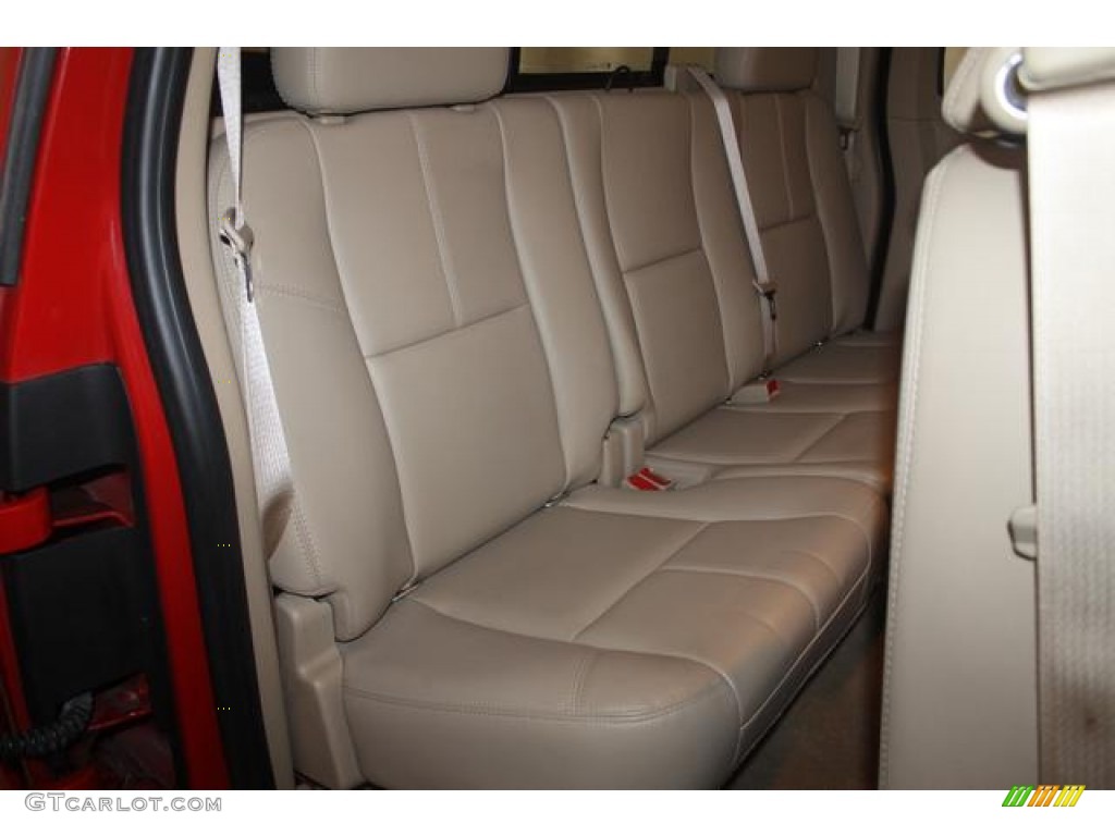2007 Sierra 1500 SLT Extended Cab 4x4 - Fire Red / Very Dark Cashmere/Light Cashmere photo #15