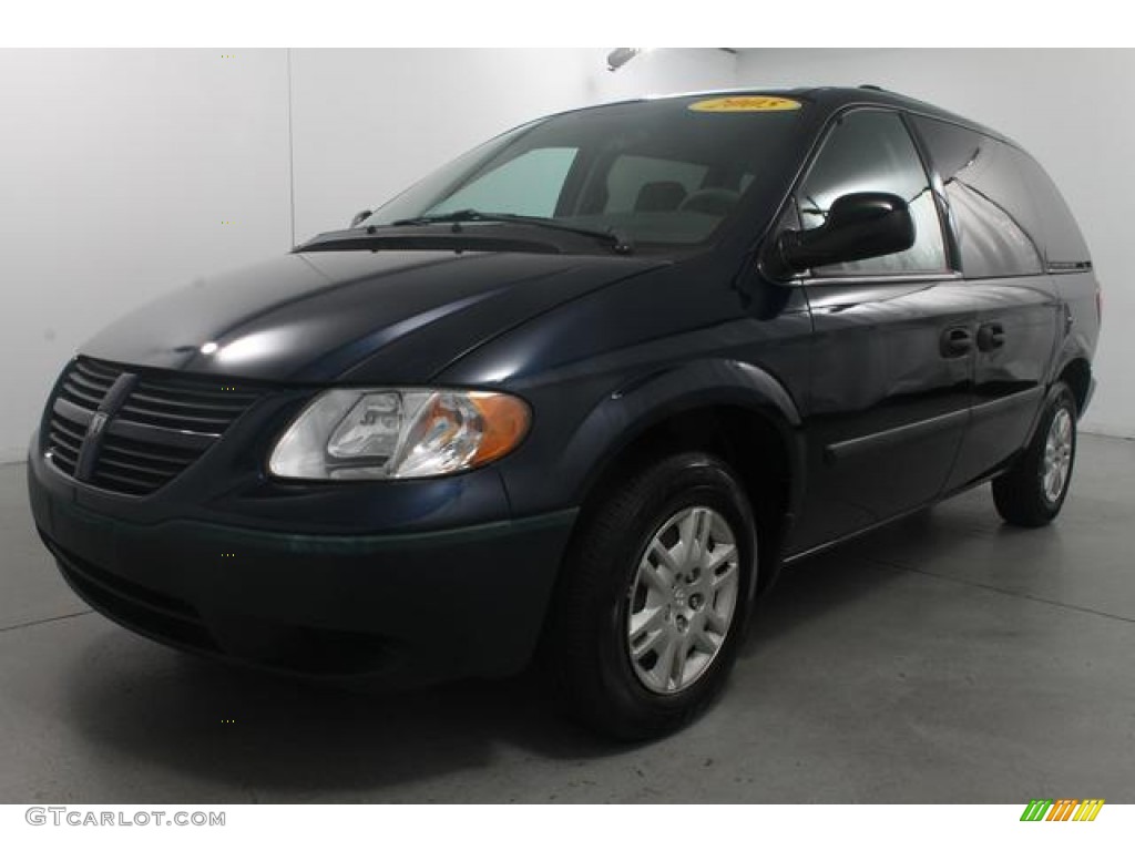 Midnight Blue Pearl Dodge Caravan