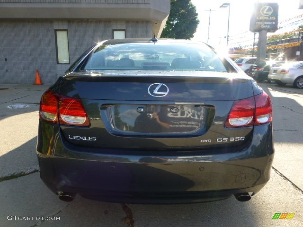 2009 GS 350 AWD - Smokey Granite Gray Mica / Light Gray photo #10