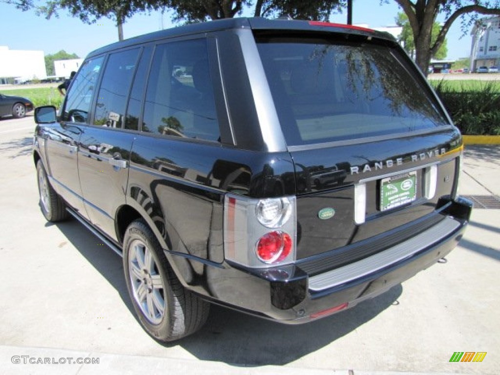 2007 Range Rover HSE - Java Black Pearl / Ivory/Black photo #8