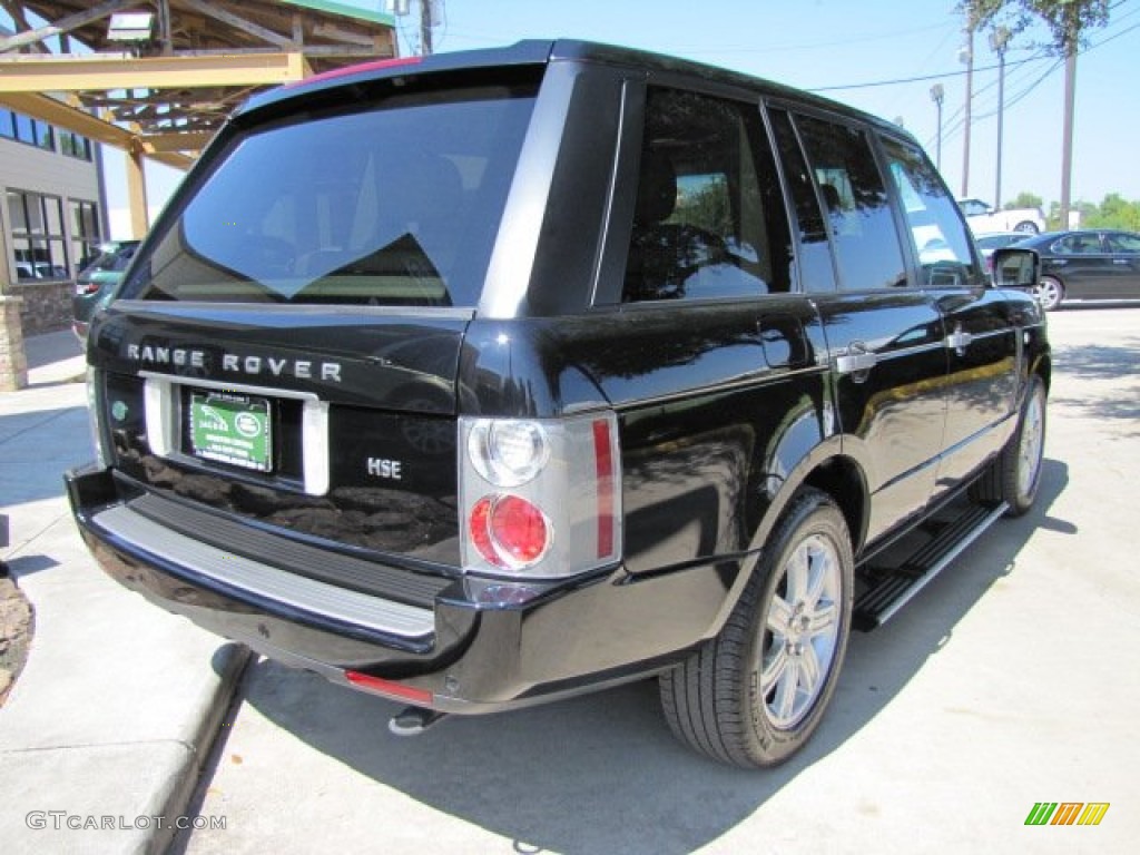 2007 Range Rover HSE - Java Black Pearl / Ivory/Black photo #10