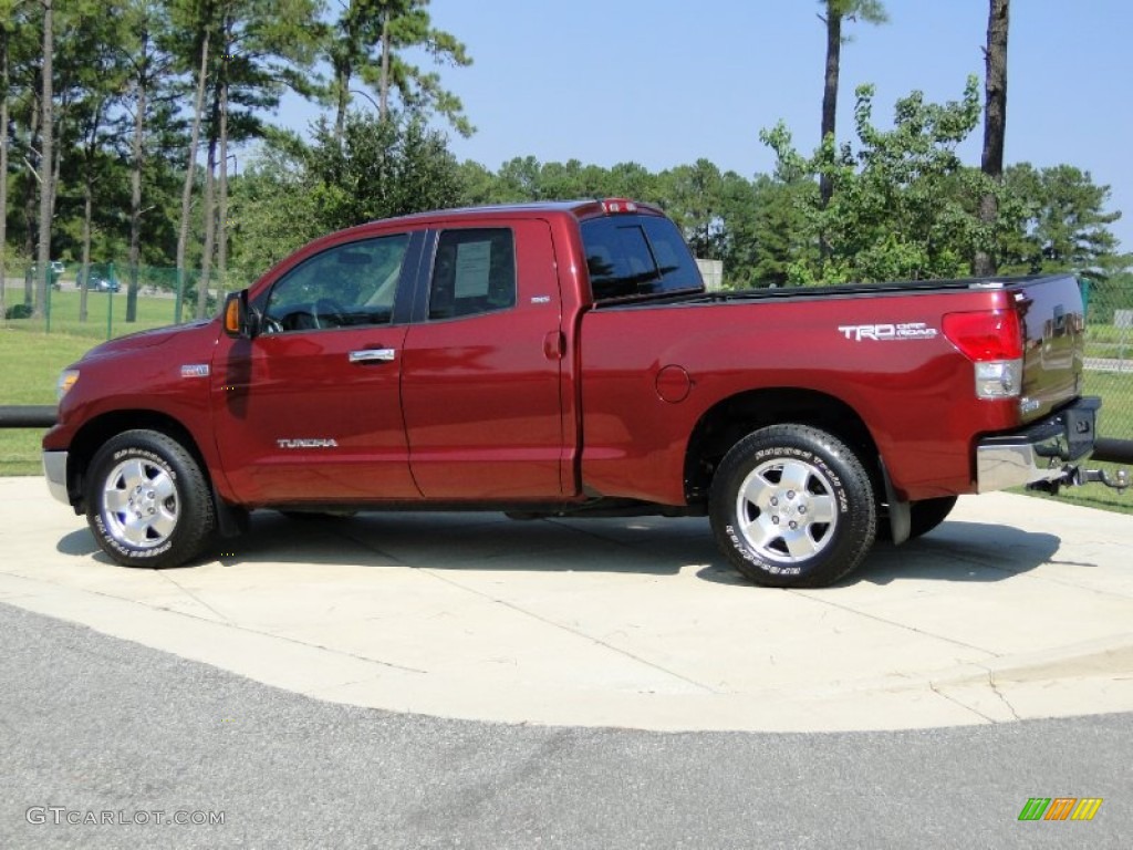 2007 Tundra SR5 TRD Double Cab - Salsa Red Pearl / Beige photo #7