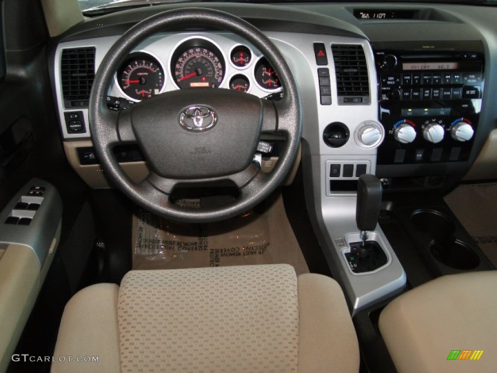 2007 Tundra SR5 TRD Double Cab - Salsa Red Pearl / Beige photo #19