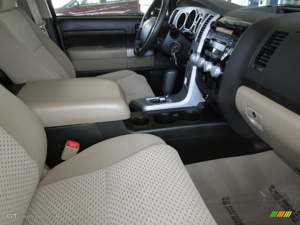 2007 Tundra SR5 TRD Double Cab - Salsa Red Pearl / Beige photo #22