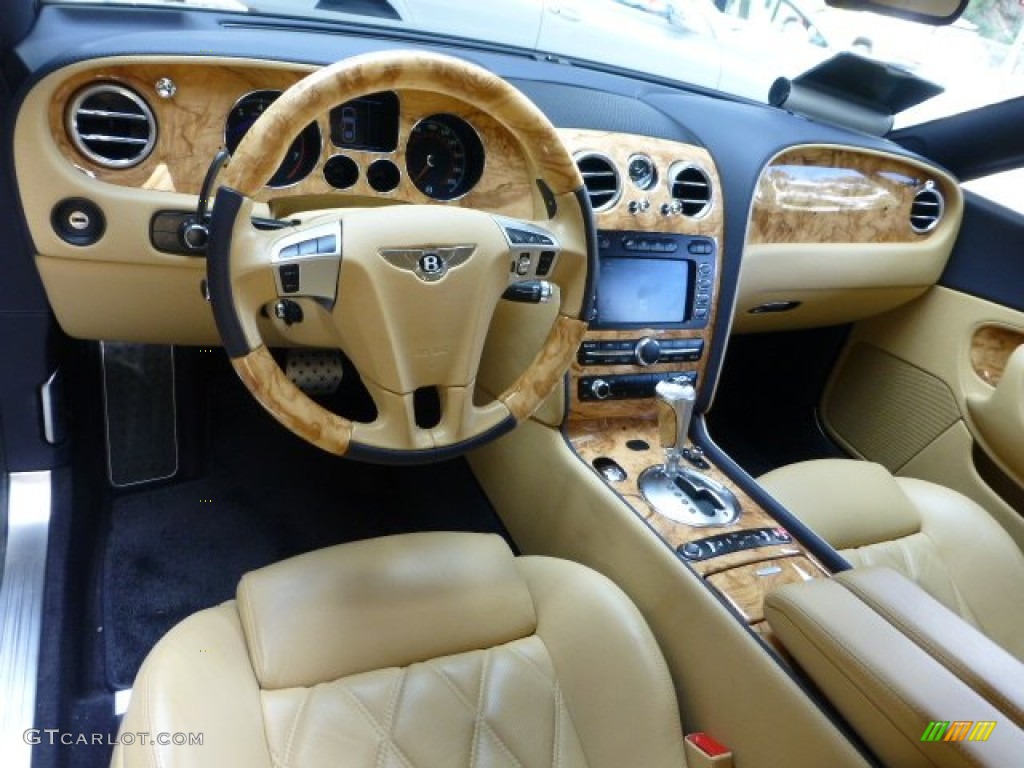 2008 Bentley Continental GT Speed Saffron Dashboard Photo #71056888
