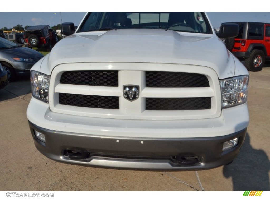 2010 Ram 1500 TRX4 Quad Cab 4x4 - Stone White / Dark Slate/Medium Graystone photo #12