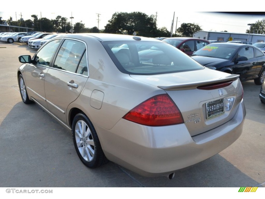 2007 Accord EX-L V6 Sedan - Desert Mist Metallic / Ivory photo #3