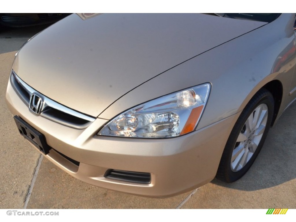 2007 Accord EX-L V6 Sedan - Desert Mist Metallic / Ivory photo #9