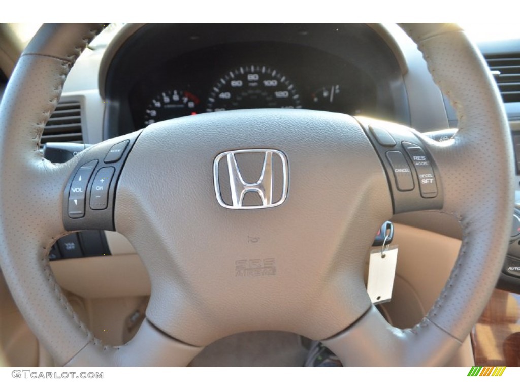 2007 Accord EX-L V6 Sedan - Desert Mist Metallic / Ivory photo #18