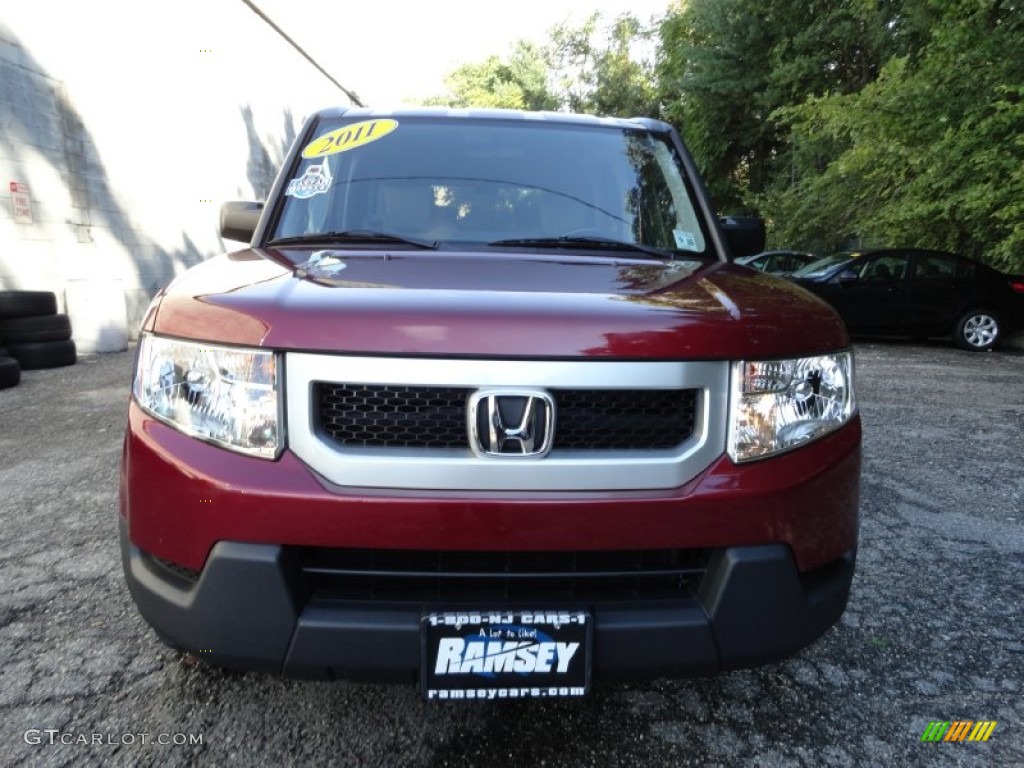 2011 Element EX 4WD - Tango Red Pearl / Gray photo #2
