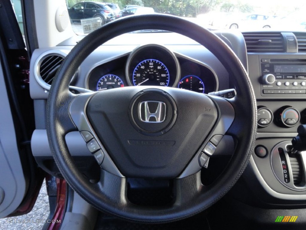 2011 Honda Element EX 4WD Gray Steering Wheel Photo #71057735