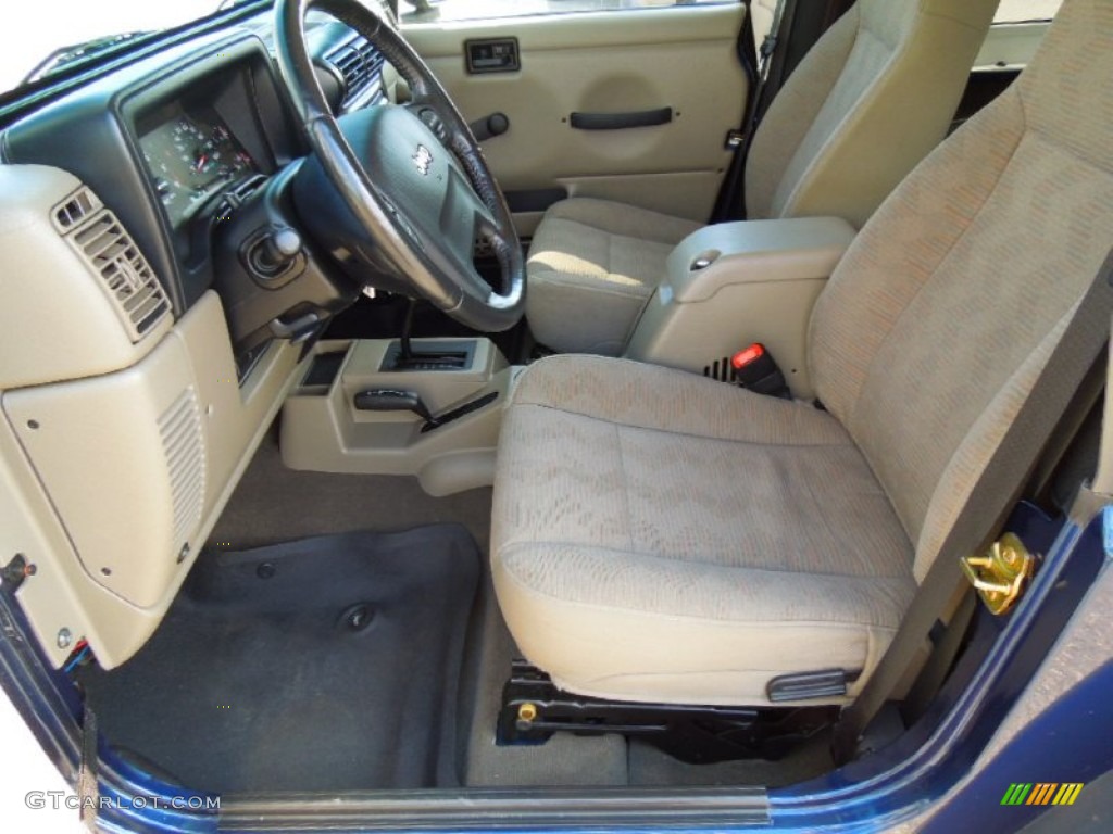 2005 Wrangler Rubicon 4x4 - Patriot Blue Pearl / Khaki photo #9