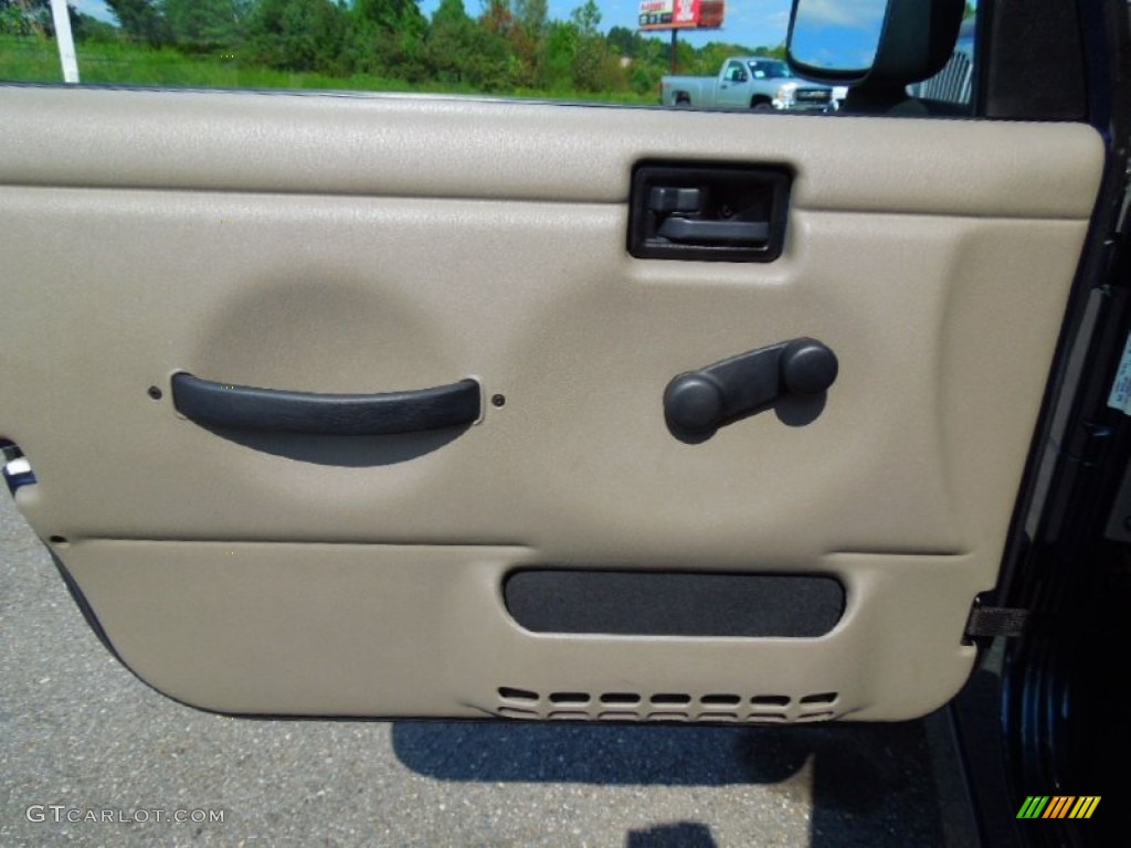 2005 Wrangler Rubicon 4x4 - Patriot Blue Pearl / Khaki photo #11
