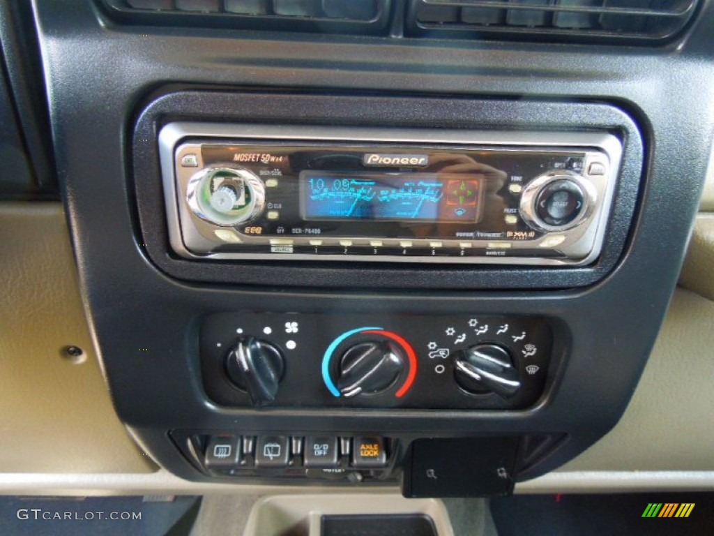 2005 Wrangler Rubicon 4x4 - Patriot Blue Pearl / Khaki photo #13