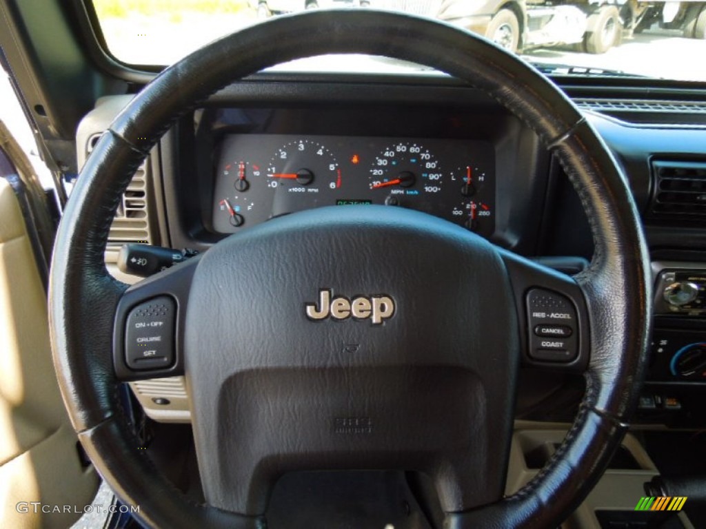 2005 Wrangler Rubicon 4x4 - Patriot Blue Pearl / Khaki photo #14