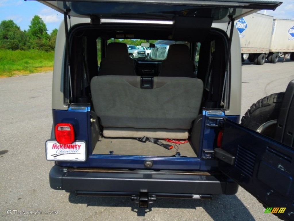 2005 Wrangler Rubicon 4x4 - Patriot Blue Pearl / Khaki photo #16