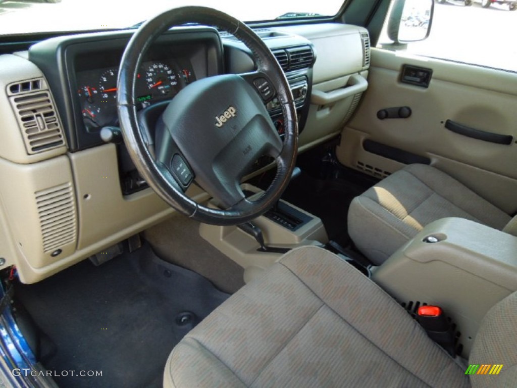 2005 Wrangler Rubicon 4x4 - Patriot Blue Pearl / Khaki photo #24