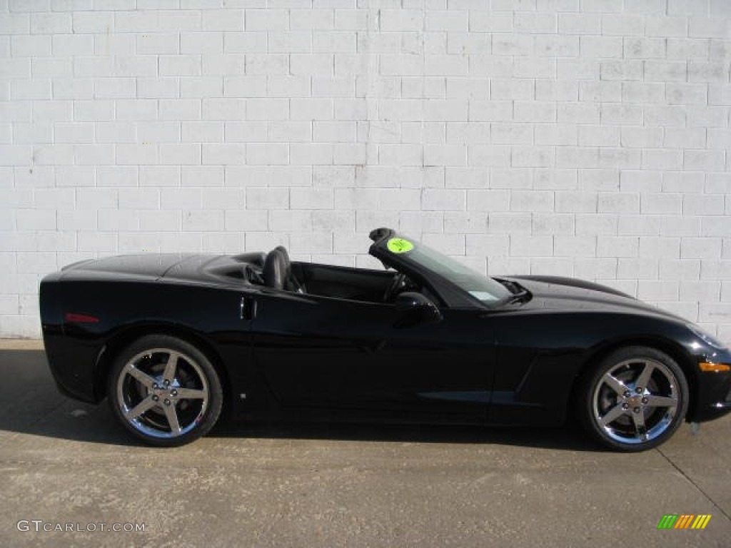 2007 Corvette Convertible - Black / Ebony photo #1